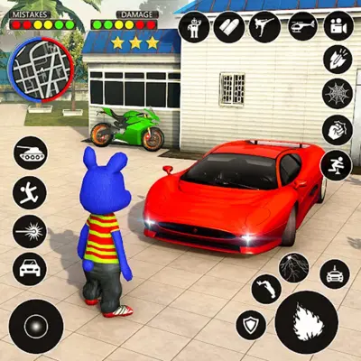 Blue Monster Gang Mafia hero android App screenshot 6